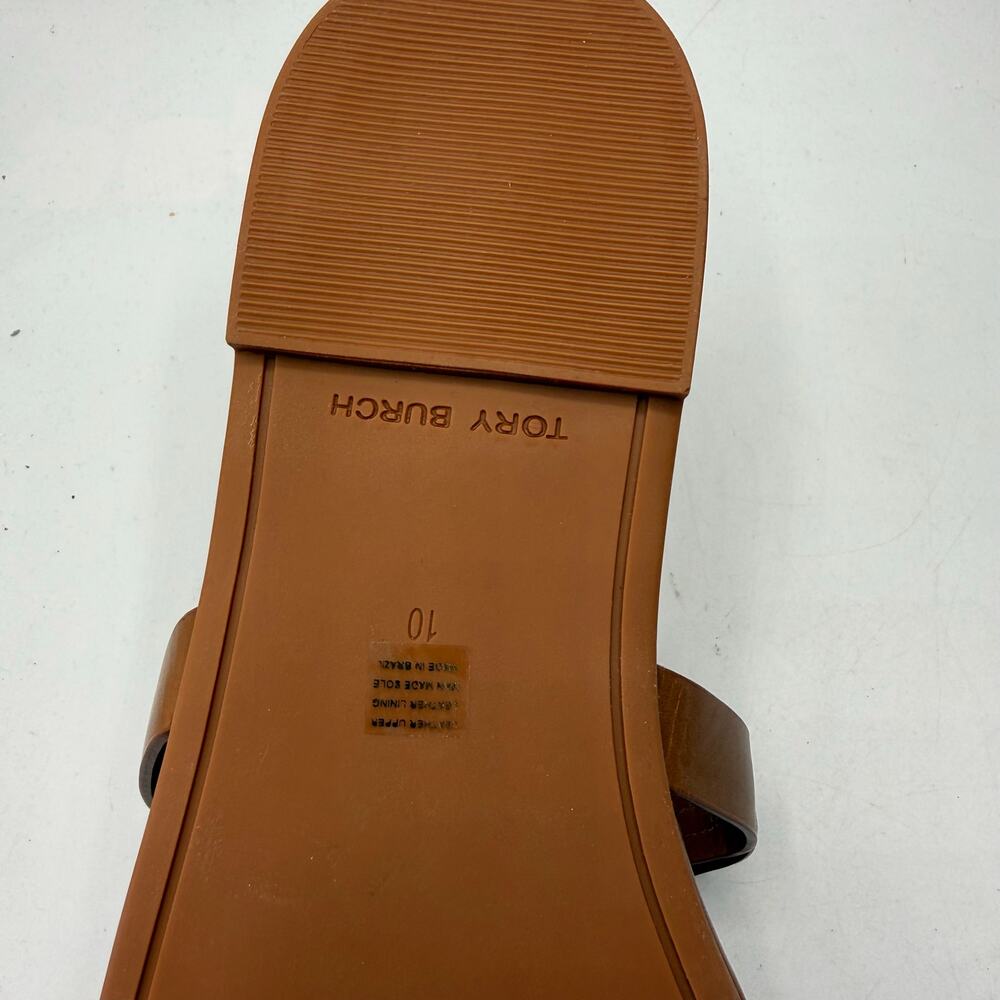 NEW NWT Tory Burch Miller Soft Calf Leather Sandals in Miele US 10 - Picture 5 of 8